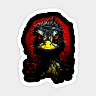 Kung Fu Duck Sticker